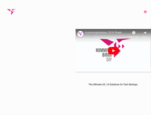 Tablet Screenshot of hummingbirdsday.com